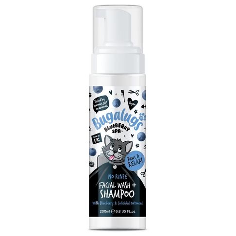 Bugalugs Blueberry Spa No Rinse Wash Cat