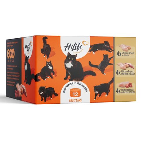 Hi Life Cat Chicken Recipes in Sauce Can 12pk