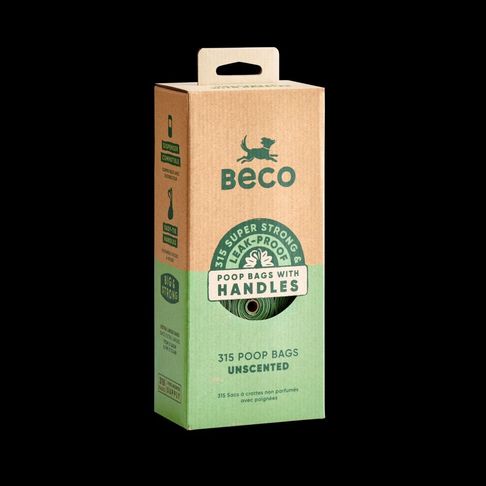 Beco Unscented Poop Bags with Handles