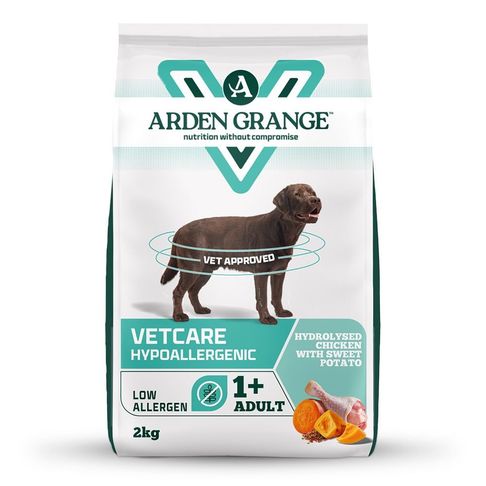 Arden Grange VetCare Hypoallergenic Hydrolysed Chicken with Sweet Potato