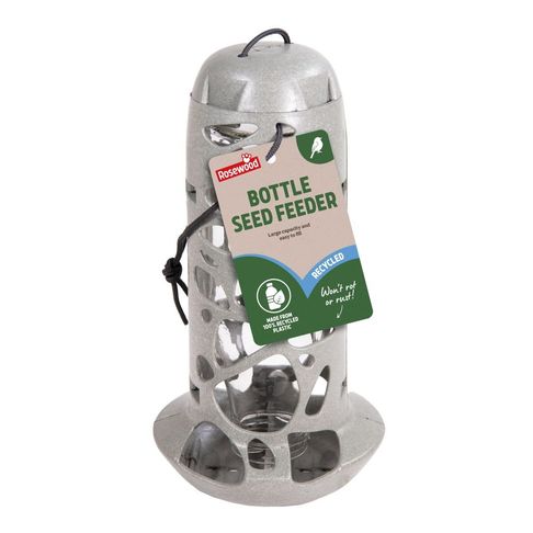 Rosewood Recycled Wild Bird Bottom Seed Feeder