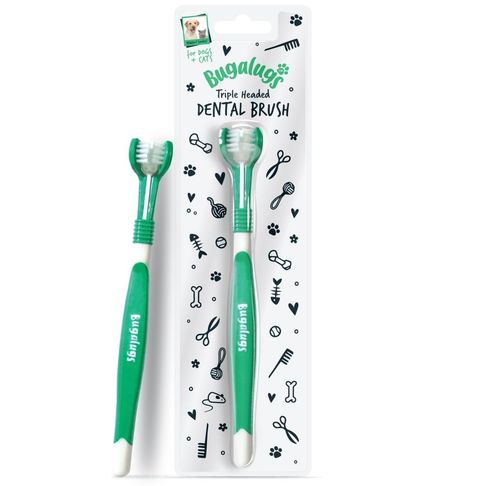 Bugalugs Triple Head Dental Toothbrush