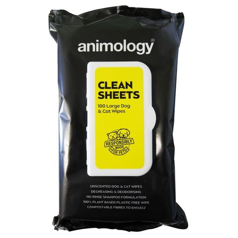 Animology Clean Sheets Dog &amp; Cat Wipes