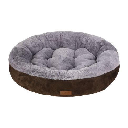 Dubex Ottoman Oval Dog Bed Green &amp; Grey