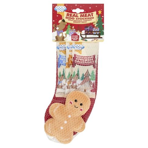 Christmas Good Boy Real Meat Stocking