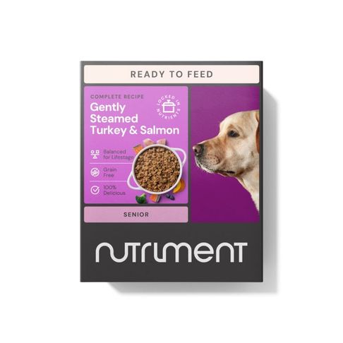 Nutriment Senior Dog Gently Steamed Turkey &amp; Salmon