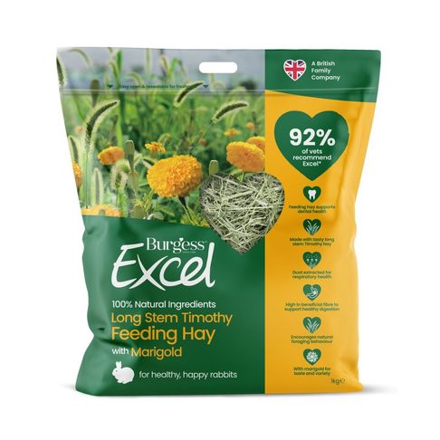 Burgess Excel Long Stem Feeding Hay with Marigold