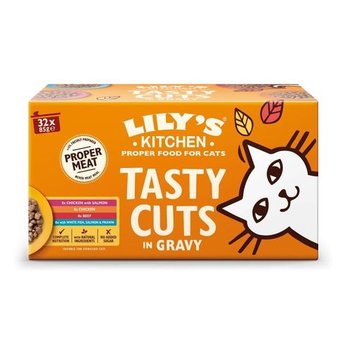 Lily's Kitchen Tasty Cuts in Gravy Tins Multipack 32pk
