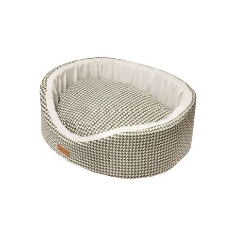 Dubex Parisian Goose Foot Check Green Dog Bed