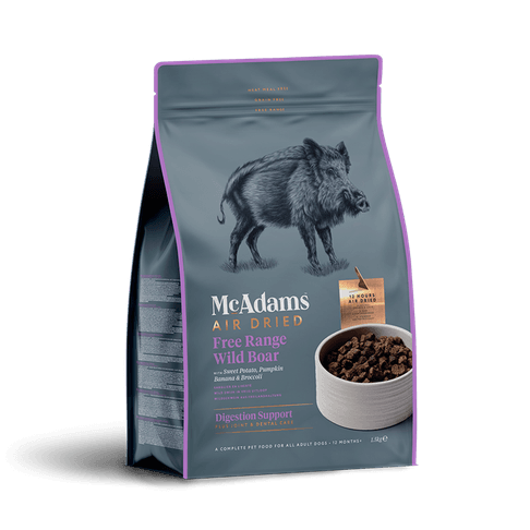 McAdams Air Dried Free Range Wild Boar Digestion Support Dog Food
