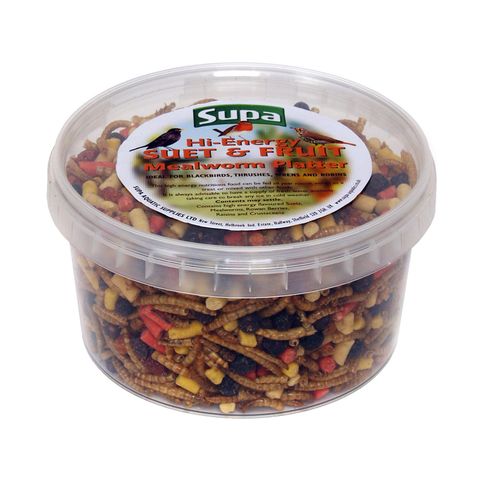 Supa Hi Energy Suet &amp; Fruit Mealworm Platter