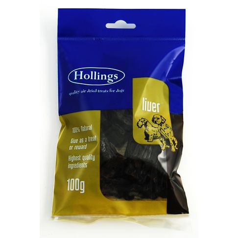 Hollings Liver Air Dried Pre Pack 100g