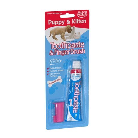 Hatchwells Dentifresh Puppy &amp; Kitten Toothpaste Starter Pack