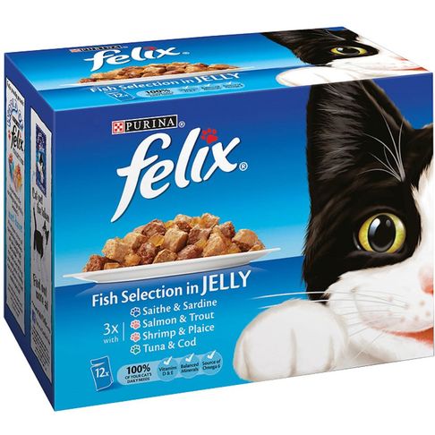 Felix Fish Selection in Jelly Wet Cat Food