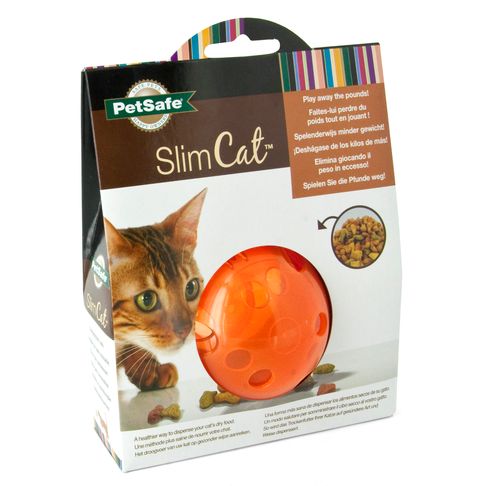 Petsafe Slimcat Treat Ball Orange