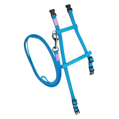 Kitty &amp; Co Snag Free Cat Harness &amp; Lead Set Assorted 9mm X 30-40cm