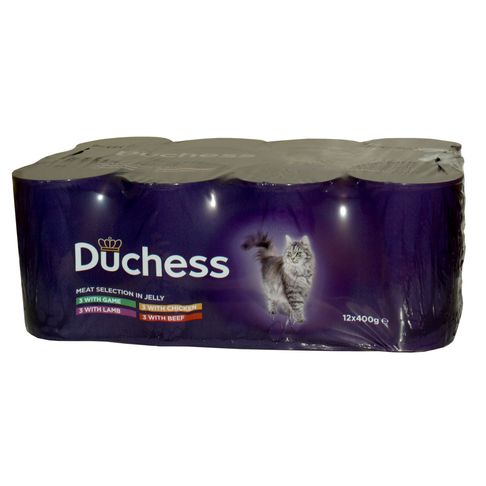 Duchess Can Meat Selection Chunks In Jelly 12x400g