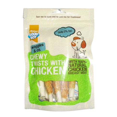 Good Boy Waggles &amp; Co Chewy Twists With Chicken