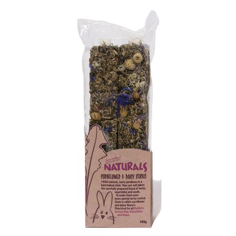 Boredom Breaker Natural Treats Cornflower &amp; Daisy Sticks