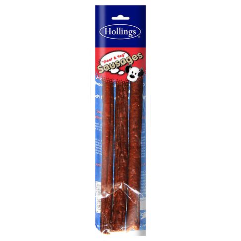 3 x Hollings Meat &amp; Veg Sausage