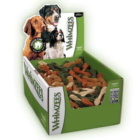 150 x Whimzees Toothbrush Small 9 Cm Display Box