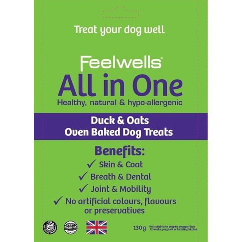 Feelwells Benefits All In One Healthy Dog Treats 130g