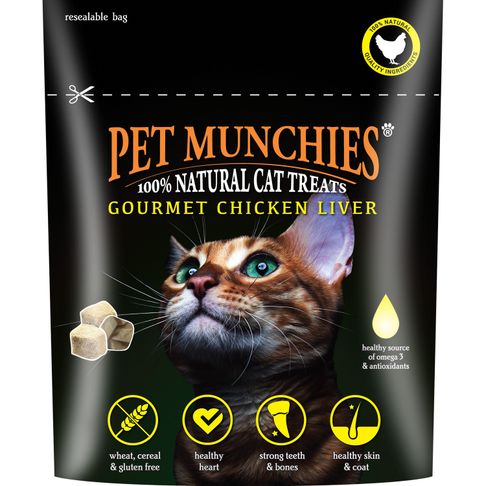 Pet Munchies 100% Gourmet Chicken Liver Natural Cat Treats