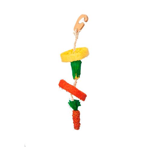 Critter's Choice Natural Loofah Hanging Toy