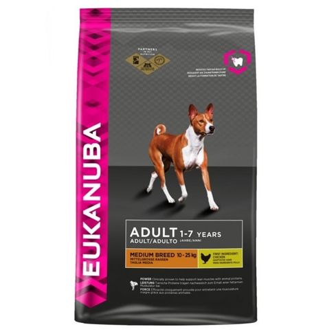 Eukanuba Dog Adult Medium Breed Chicken 12kg