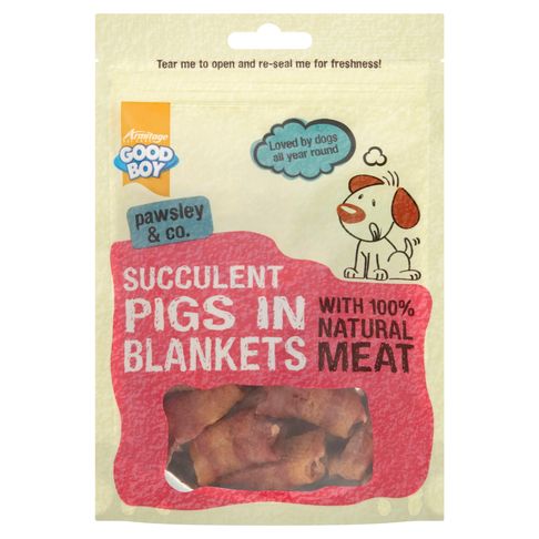 Good Boy Pawsley &amp; Co Succulent Pigs in Blankets Dog Treats