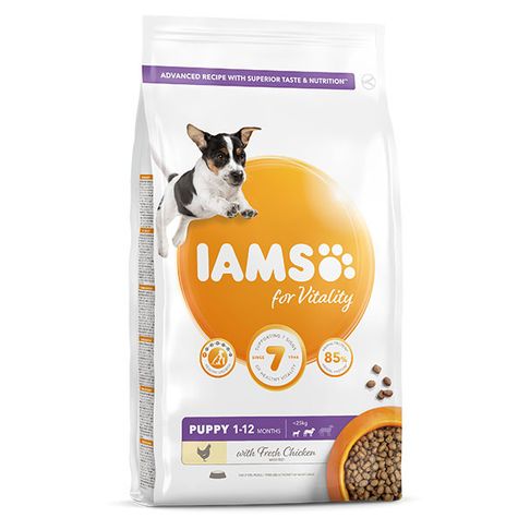 Iams Vitality Puppy Small &amp; Medium Dog Food With Fresh Chicken 2kg