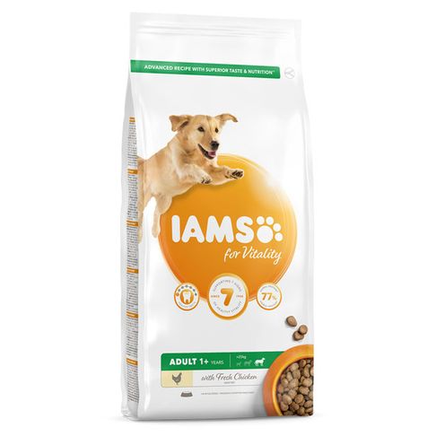 Iams Vitality Adult Large Dog Food With Fresh Chicken 2kg