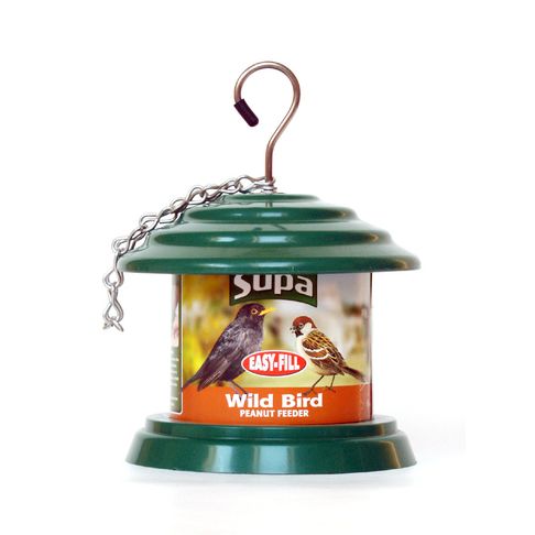 Supa Easy Fill Plastic Peanut Feeder Green