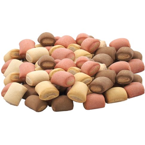 Pointer Assorted Mini Rolls Dog Biscuit Treats - 12.5kg