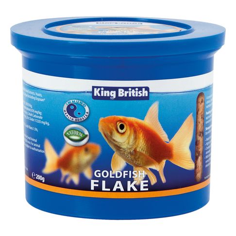 King British Natural Goldfish Flake (with Ihb) 200g
