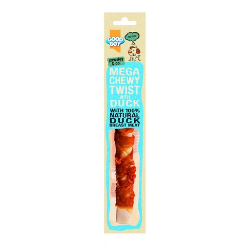Good Boy Pawsley &amp; Co Mega Chewy Twist With Duck Dog Treat