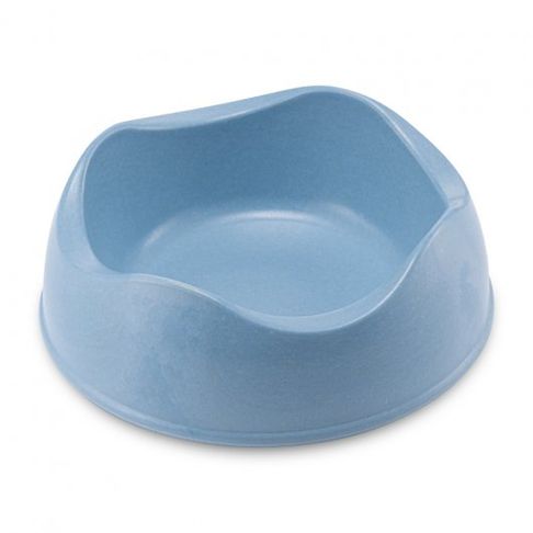 Beco Eco-Friendly Bamboo Dog Bowl Blue