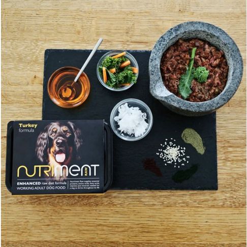 Nutriment Turkey Formula Raw Adult Working Dog Food
