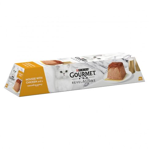 24 x Gourmet Revelations Mousse Chicken Cat Food 57g